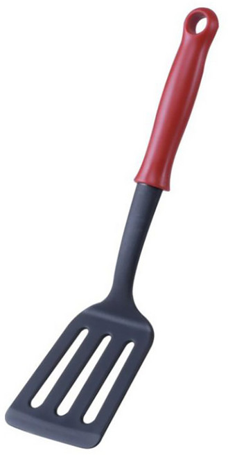 PEARL LIFE 珍珠金屬 Compact 尼龍鍋鏟, 黑色 + 紅色, 1支