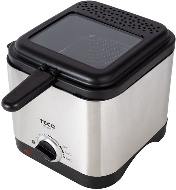TECO 東元 YP1901CB 不鏽鋼輕巧型溫控油炸鍋