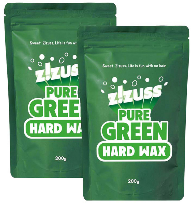 지저쓰 퓨어그린 하드왁스, 200g, 2개