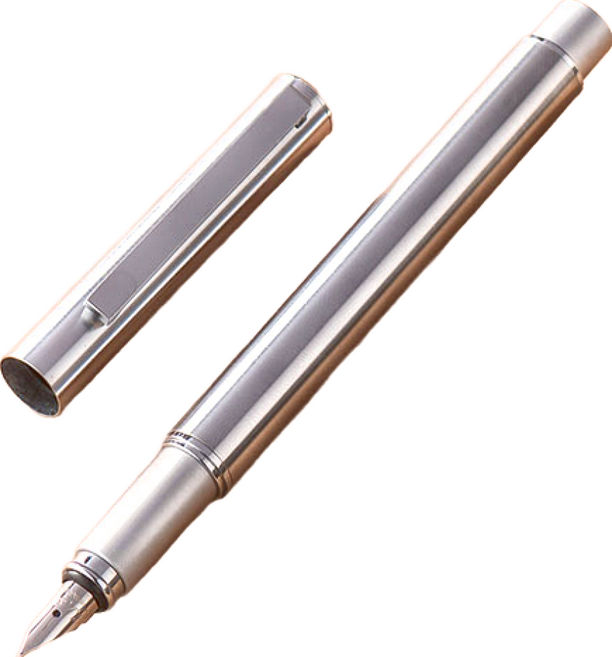 弘典 516 鋼筆, 0.4mm, 銀色