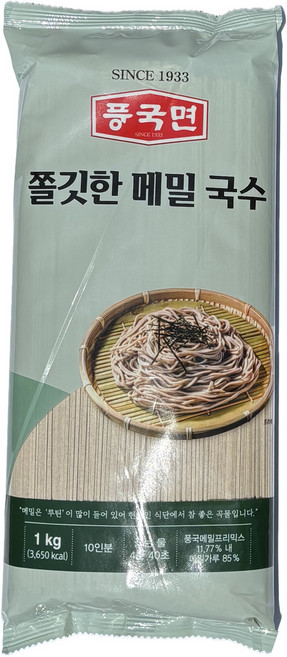 풍국면 쫄깃한 메밀 국수, 1kg, 1개