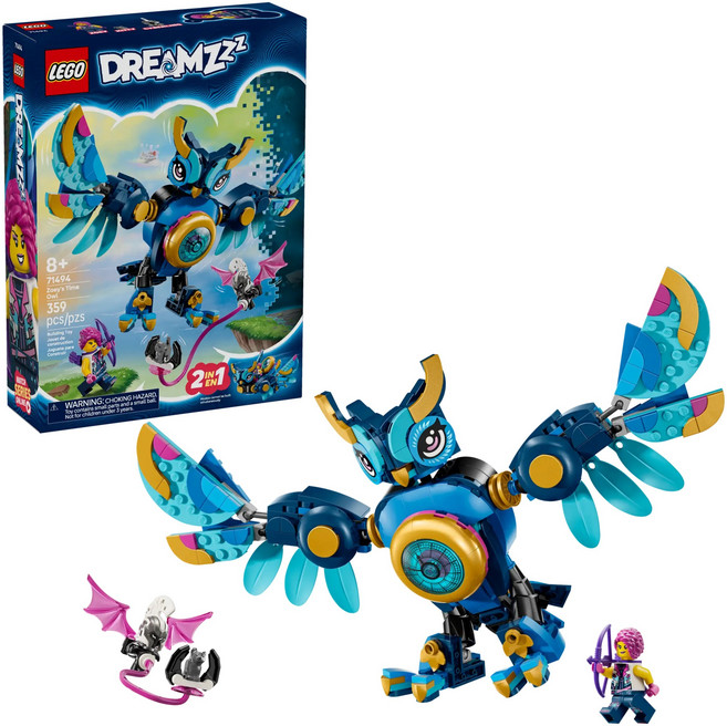 LEGO 夢工廠系列 佐伊的時間貓頭鷹 Zoey's Time Owl 71494, 1組, 多色