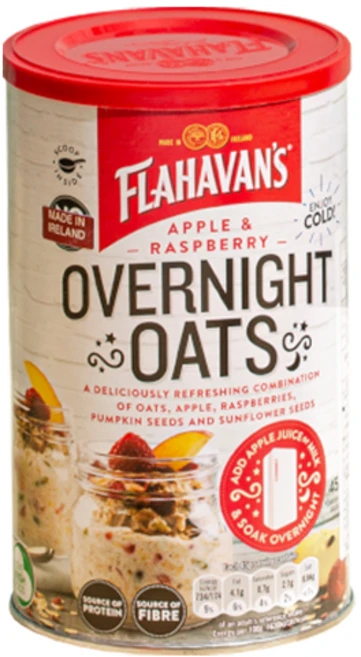 플라하반 오버나이트 오트밀, 450g, 1개 - 쿠팡