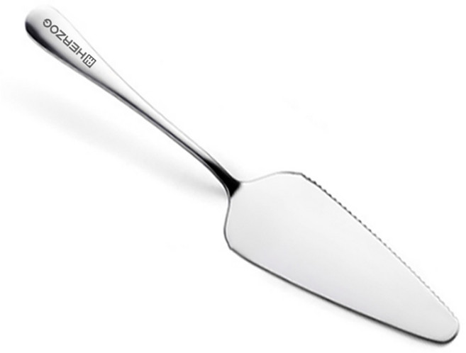 헤르조그 올스텐 삼각 스페치 케이크 피자 터너, Silver, 1개