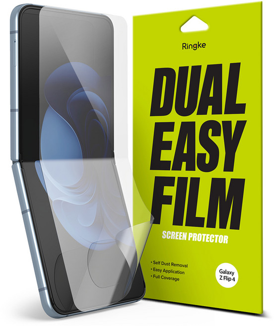 링케 듀얼이지 휴대폰 액정보호필름 2P, 1세트