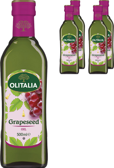 올리타리아 포도씨유, 500ml, 5개