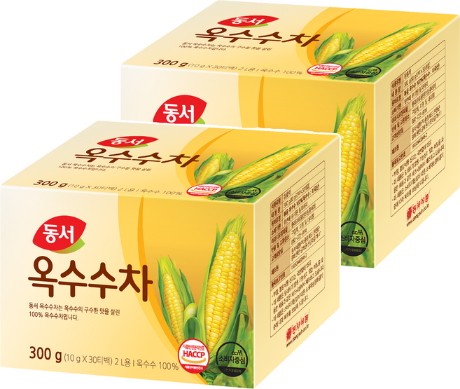 동서 옥수수차, 10g, 30개입, 2개