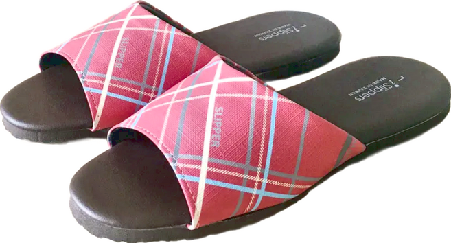 TAIWAN SLIPPER 台灣犀利趴 台灣製造 經典系列 皮質室內拖鞋, 格趣粉, 1雙