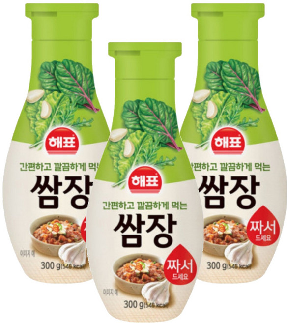 해표 쌈장, 300g, 3개