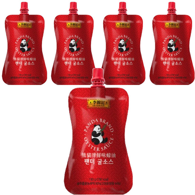 이금기 팬더 굴소스, 130g, 5개