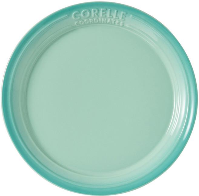 코렐코디네이츠 원형 디쉬, 그린, 1개
