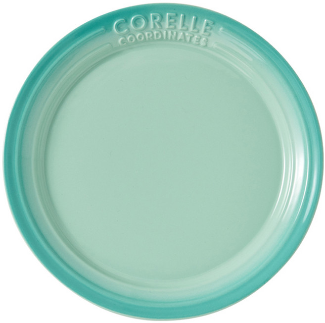코렐코디네이츠 원형 디쉬, 그린, 1개