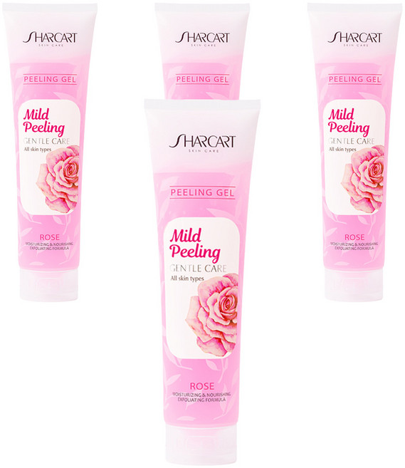 샤카트 5초 필링젤 로즈향, 310ml, 4개