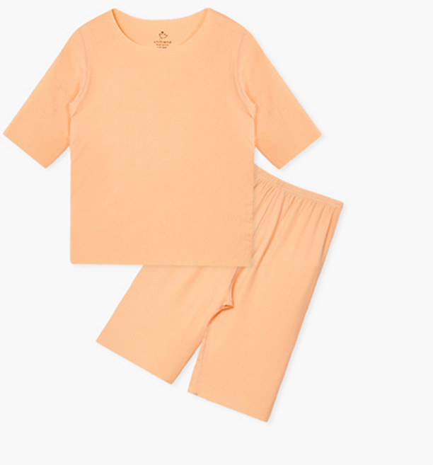 유니프랜드 아동용 프리컷 쿨 7부내의 상하세트