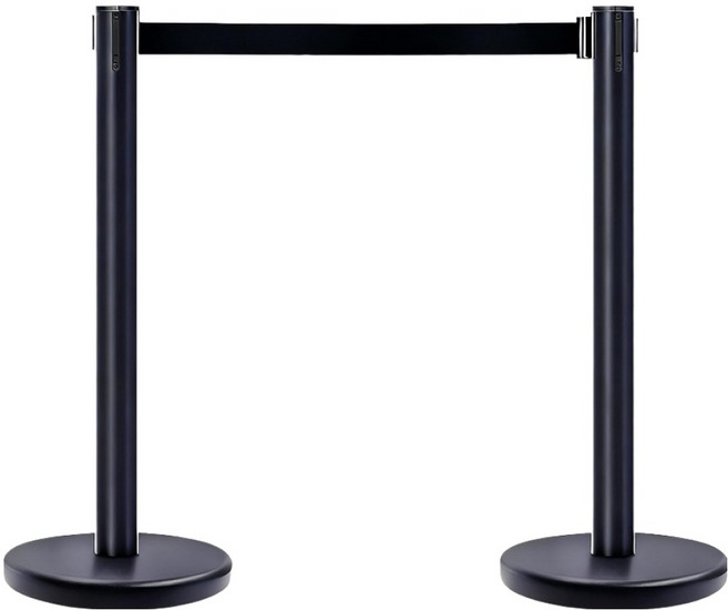 실속 일체형 스텐 벨트 차단봉 블랙바디 + 블랙벨트 세트, 블랙 + 블랙, 2세트