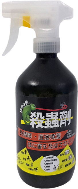 小美紀 224H 植物保鑣 殺蟲劑 噴嘴型, 500ml, 1瓶