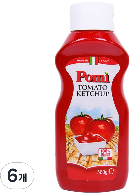 포미 토마토 케찹, 560g, 6개