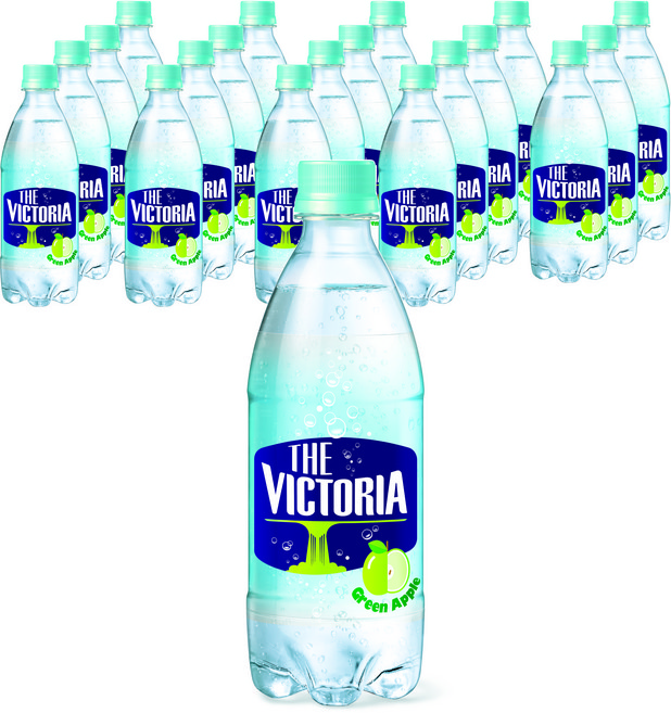 웅진빅토리아 더빅토리아 그린애플 탄산음료, 500ml, 20개