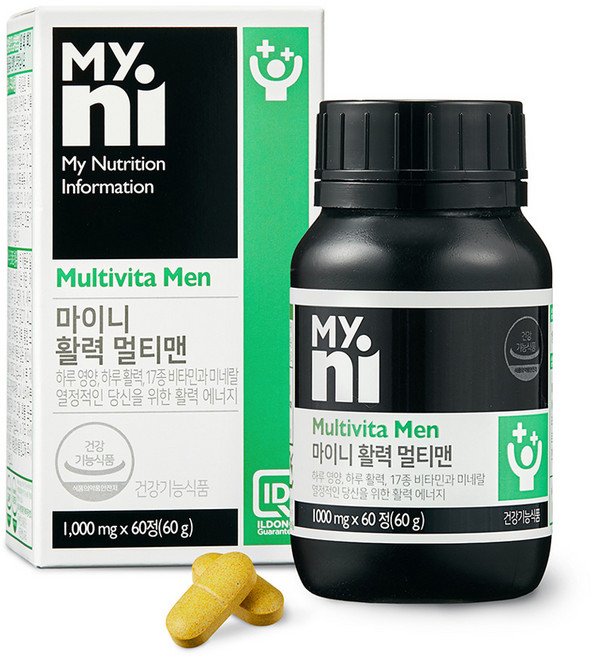 마이니 활력 멀티맨 60g, 60정, 1개