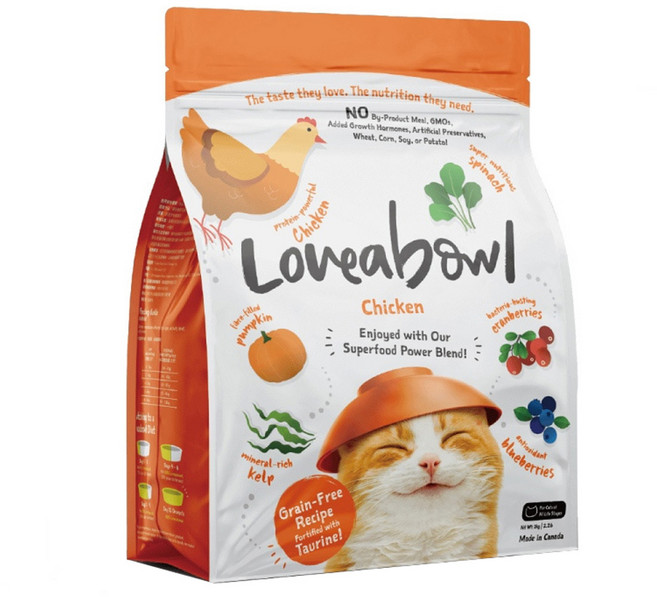 Loveabowl 囍碗 全齡貓 天然無穀系列 乾飼料, 雞肉, 1000g, 1袋