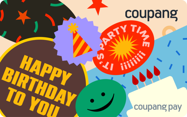 쿠팡·쿠팡이츠 기프트카드, 축하