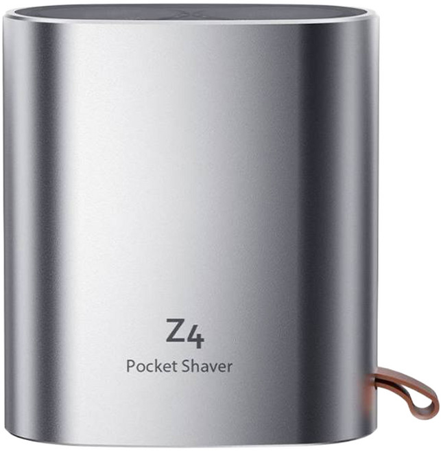 ENCHEN 映趣 鋁合金電動刮鬍刀 Z4 磁吸式刀頭 迷你便攜 長度7公分 重量135g Type-C充電, 銀色, 1個