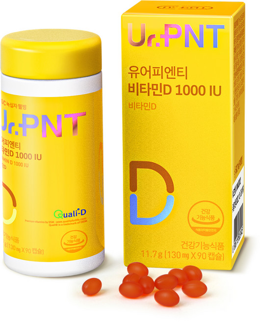 GC녹십자웰빙 유어피엔티 비타민D 1000IU, 1개, 90정