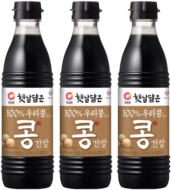 햇살담은 우리콩 간장, 500ml, 3개