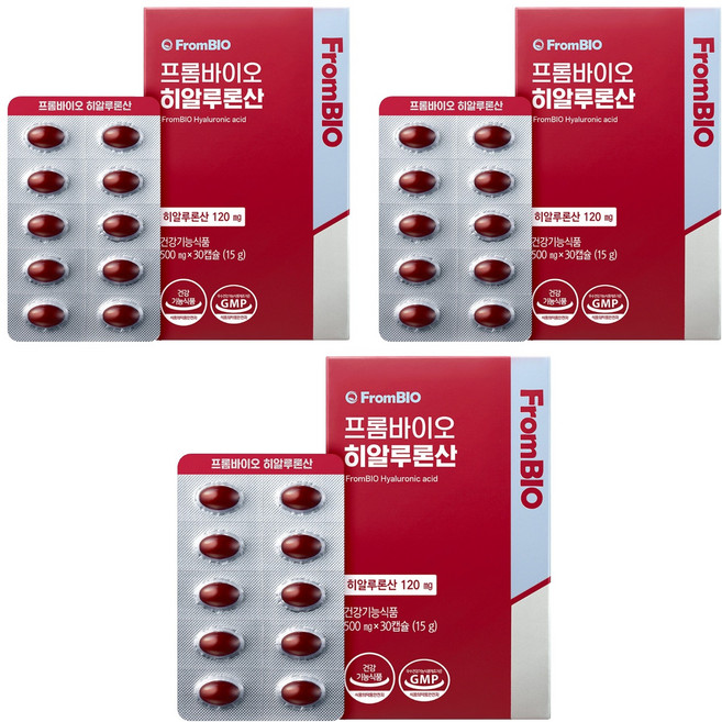 FromBIO 玻尿酸膠囊, 3個, 30錠