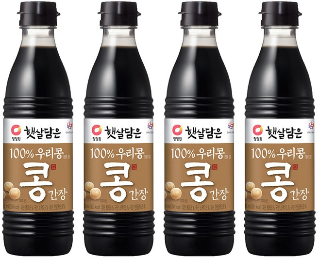 햇살담은 우리콩 간장, 500ml, 4개