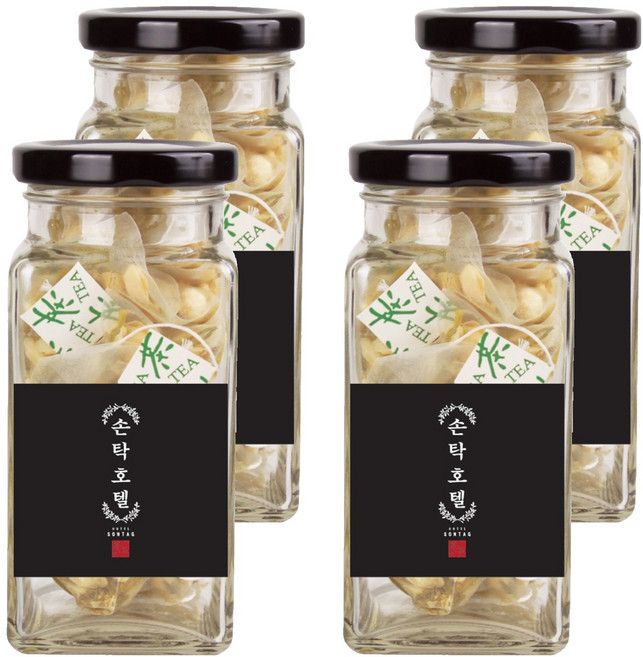 손탁호텔 루이보스오렌지 보틀, 1g, 12개입, 4개