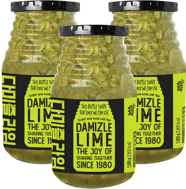 다미즐 라임차, 1kg, 3개, 1kg, 1개입