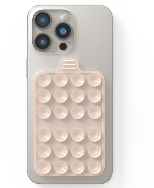 굿밸류 핸드폰 실리콘 양면 흡착패드, 스킨, 1개