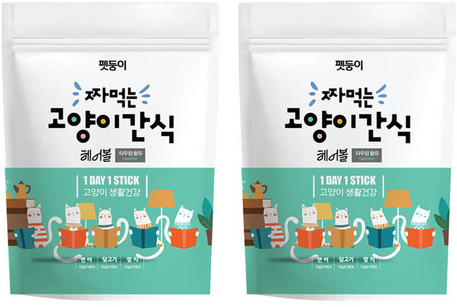 펫둥이 짜먹는 고양이 간식, 혼합맛(참치/연어/닭고기), 360g, 2개