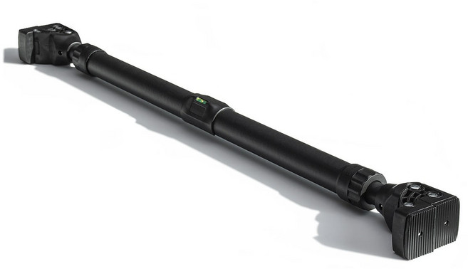 홈트핏 블랙라벨 가정용 2중 안전장치 문틀 철봉 + 수평계, 블랙