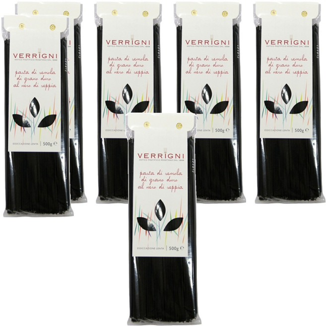 VERRIGNI 義大利墨魚麵, 500g, 6包