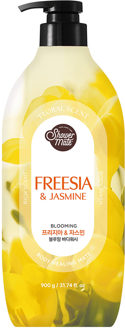 샤워메이트 블루밍 바디워시 프리지아 앤 자스민, 900g, 1개
