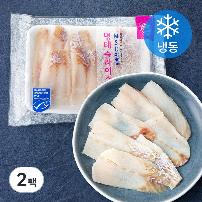 올바른수산 명태 슬라이스 (냉동), 300g, 2팩