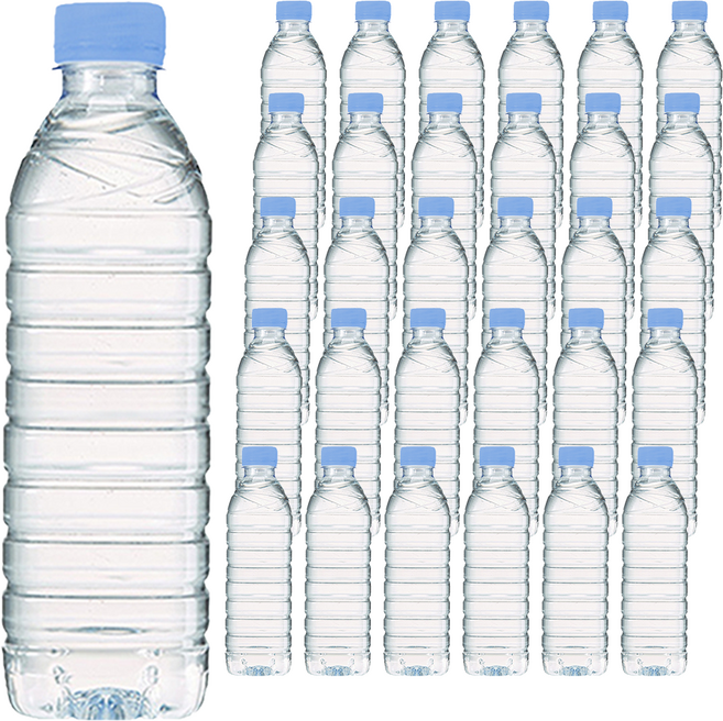 모닝캄 생수 무라벨, 60개, 500ml
