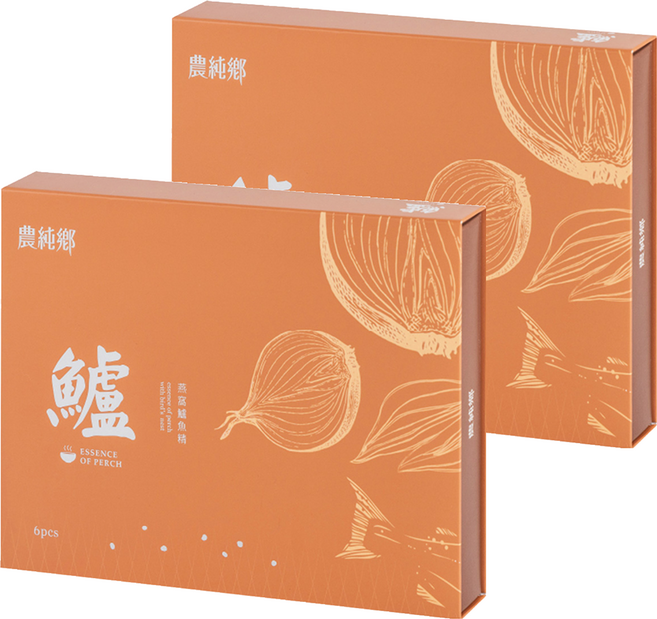 農純鄉 燕窩鱸魚精禮盒, 50ml, 6包, 2盒