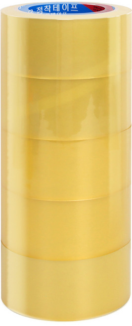 코멧 53 μm 경포장용 박스 테이프 48 mm*40 m, 5개