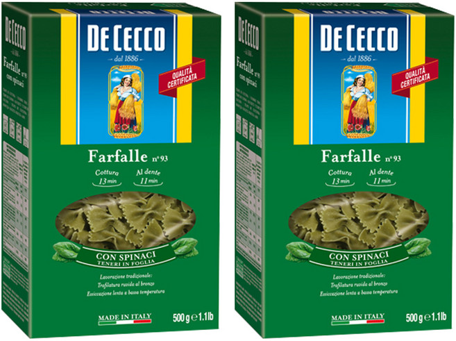 데체코 시금치 파팔레, 500g, 2개