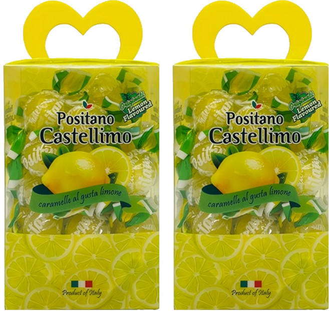 카스텔리모 포지타노 레몬캔디, 200g, 2개