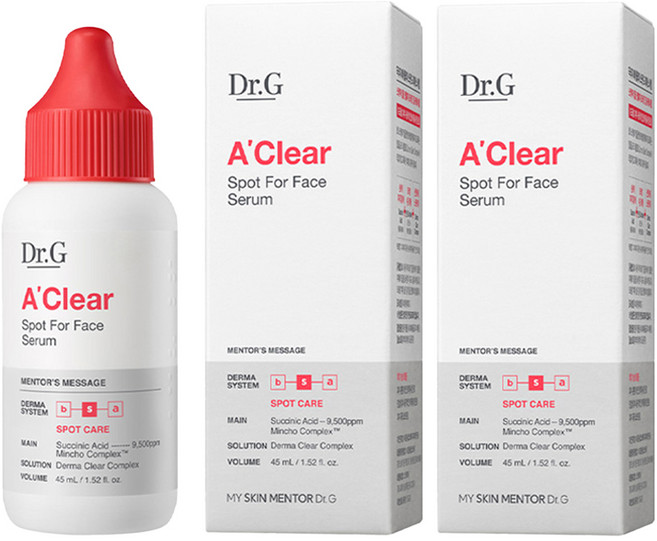 닥터지 에이클리어 스팟 포 페이스 세럼, 45ml, 2개