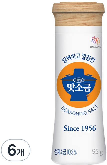 미원 맛소금, 95g, 6개