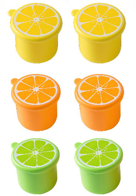 食品級矽膠DIY自製冰塊模具 6個, 黃 + 綠 + 橘色, 1組