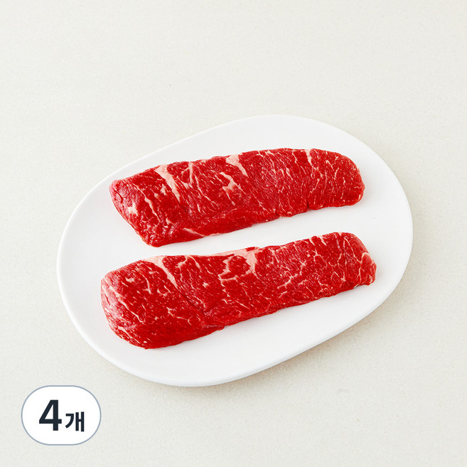 미국산 초이스 살치살 구이용 (냉장), 300g, 4개