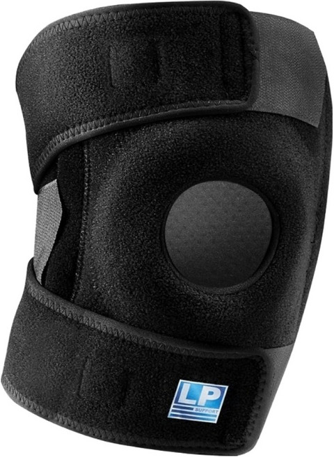 LP 雙彈簧支撐型護膝, 733CN, 黑色, 1個