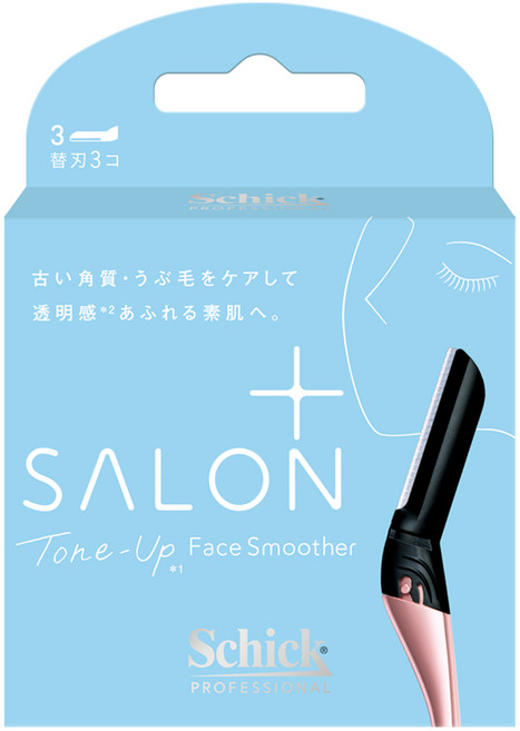 Schick 舒適牌 SALON PLUS 舒綺 極 亮顏修容刀片敏感肌用, 1盒, 3個