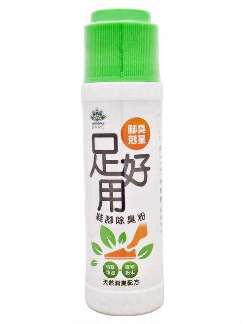 XINGDAREN 星大仁 足好用鞋腳除臭粉 尤加利 24S, 100g, 1瓶